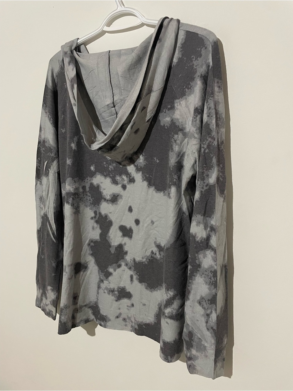 For The Republic Light Gray Hooded Pullover - Picture 5 of 6